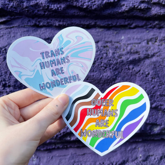 Trans Humans Are Wonderful sticker