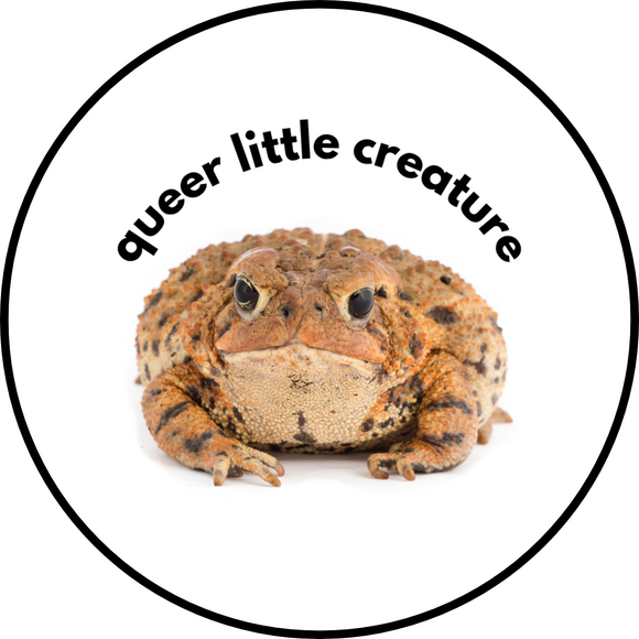 Queer Little Creature: Toad badge