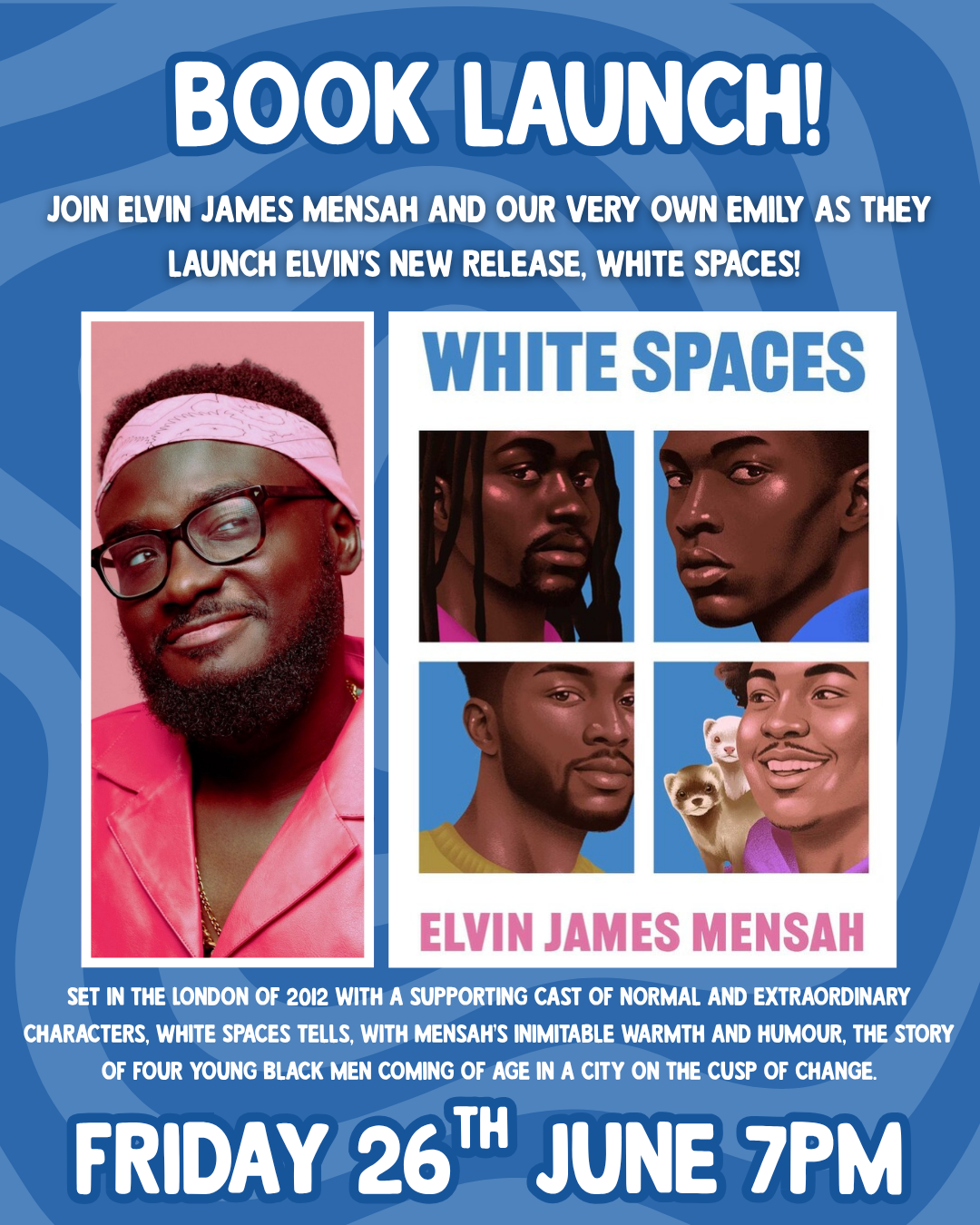 White Spaces: Book Talk with Elvin James Mensah