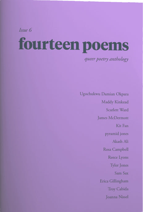Fourteen Poems: Queer Poetry Anthology - Issue 6