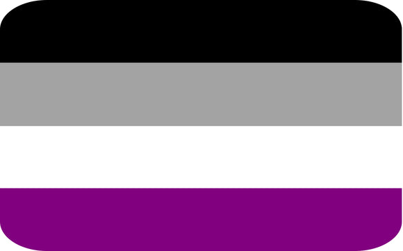 Asexual Pride Flag Sticker
