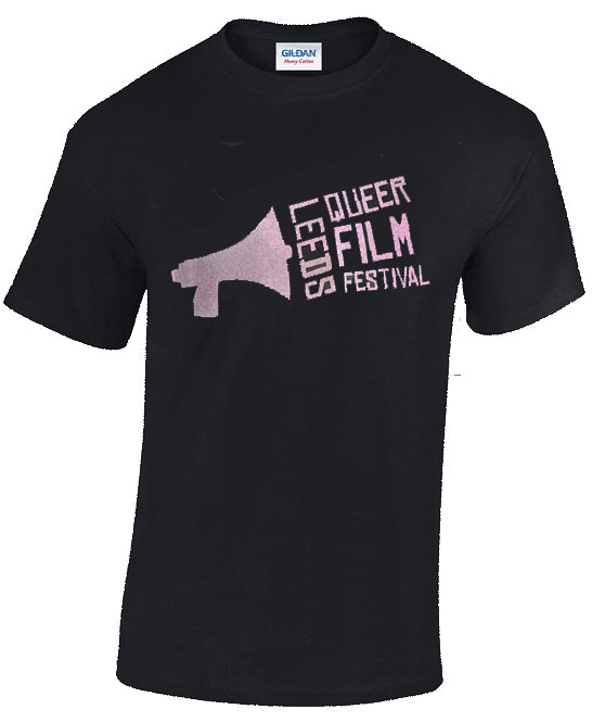 Leeds Queer Film Festival Pink Logo T-Shirt