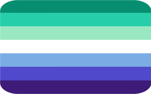 Gay Men MLM Pride Flag Sticker