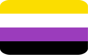 Non-Binary Pride Flag Sticker