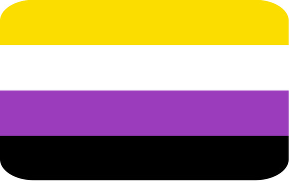 Non-Binary Pride Flag Sticker