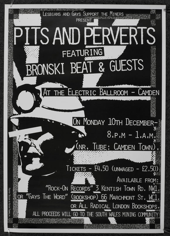 LGSM Pits and Perverts Gig Poster