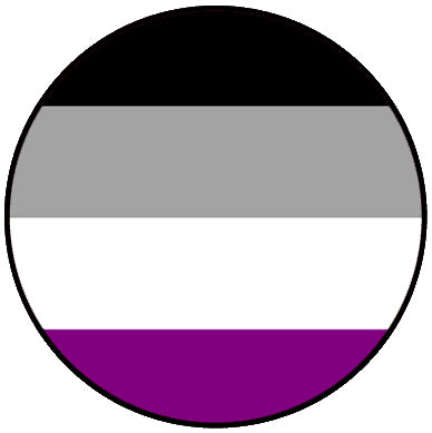 Asexual Flag Badge