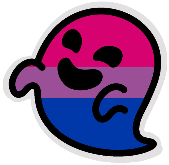 Bisexual Gaysper Ghost Sticker