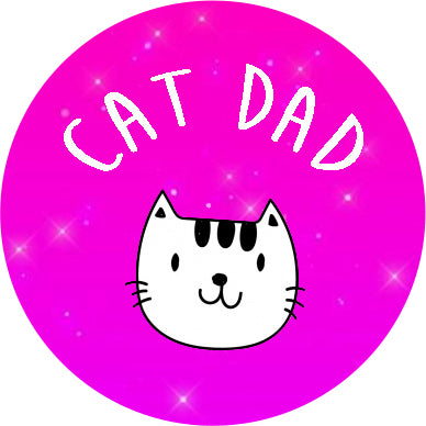Cat Dad Badge