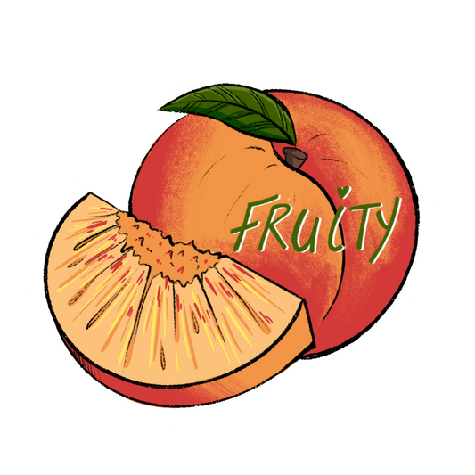 Fruity Peach Sticker