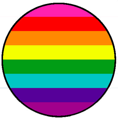 Original Gilbert Baker Rainbow Pride Flag Badge