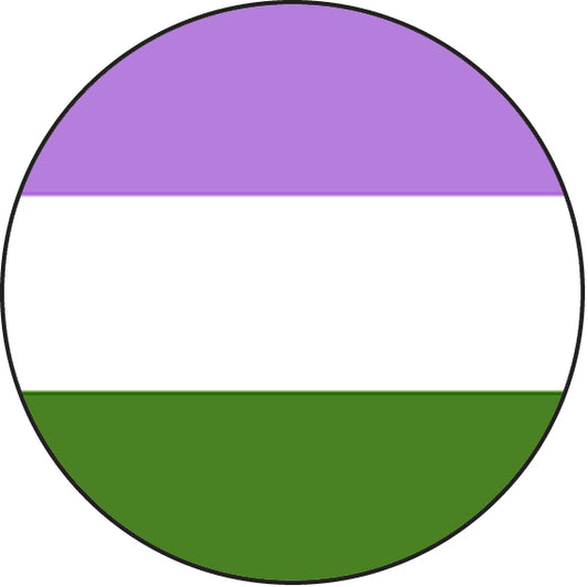 Genderqueer Flag Badge