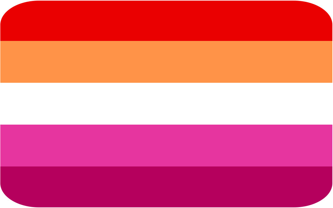 Lesbian Pride Flag Sticker