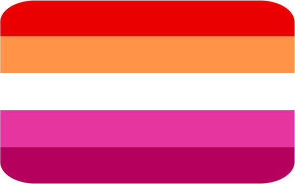 Lesbian Pride Flag Sticker