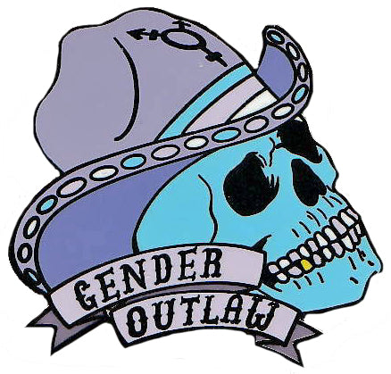 Gender Outlaw enamel pin badge
