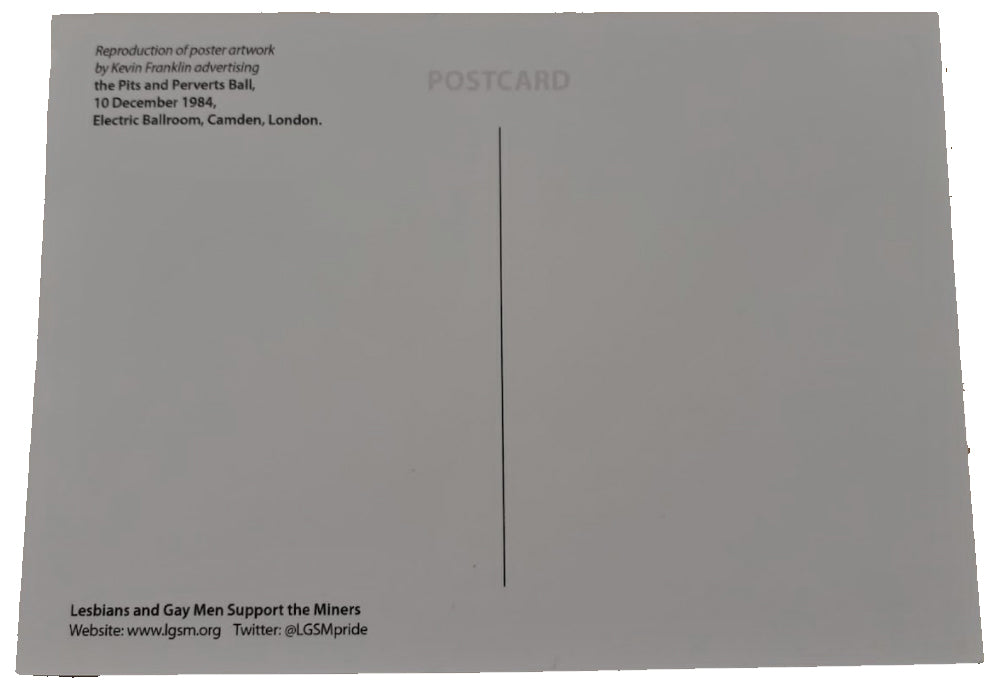 LGSM Pits and Perverts Gig Postcard