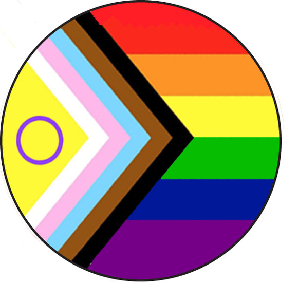 Intersex Pride Progress Flag Badge