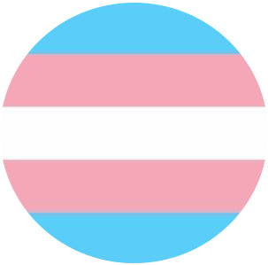 Trans Flag Badge